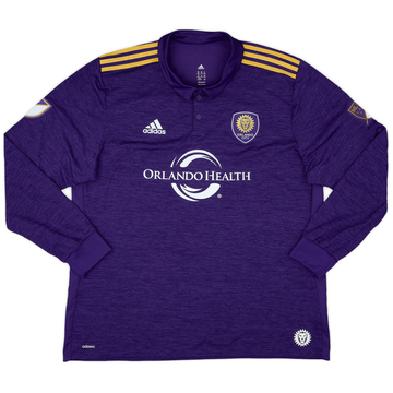 2017-18 Orlando City Maillot Domicile Authentique L/S - 9/10 - (XXL)
