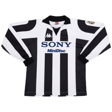 1997-98 Juventus Maillot Domicile Centenaire Manches Longues - 8/10 - (XL.Boys)