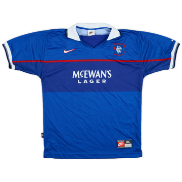 1997-99 Rangers Maillot Domicile - 6/10 - (XL.Boys)
