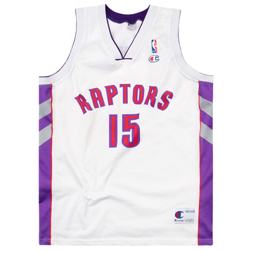 1999-04 Toronto Raptors Carter #15 Maillot Champion Domicile S