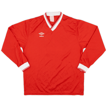 1990s Umbro Maillot modèle L/S #2 - 8/10 - (L)
