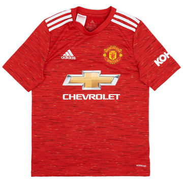 2020-21 Manchester United Maillot domicile - 8/10 - (L.Boys)
