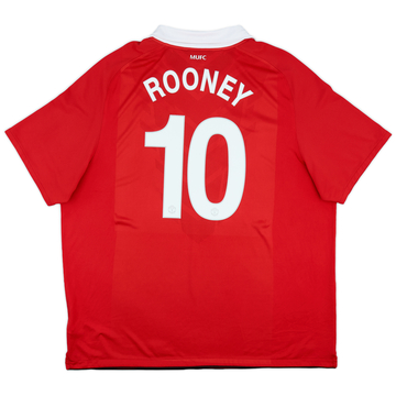 2010-11 Manchester United Maillot domicile Rooney #10 - 9/10 - (3XL)