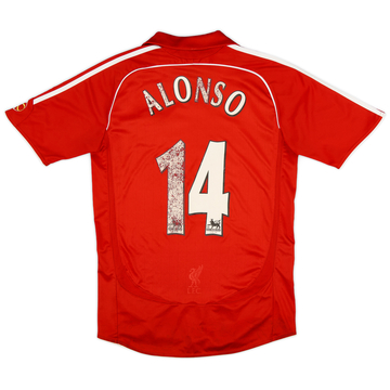 2006-08 Liverpool Maillot domicile Alonso #14 - 5/10 - (S)