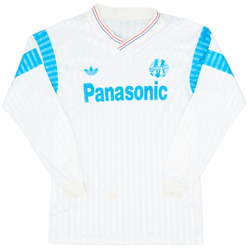1990-91 Olympique Marseille Maillot Domicile ML - 6/10 - (S)
