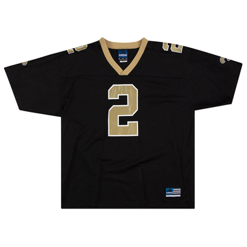 2000 New Orleans Saints Brooks #2 adidas Maillot (Domicile) XXL