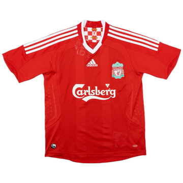 Maillot domicile Liverpool 2008-10 - 5/10 - (XL.Boys)