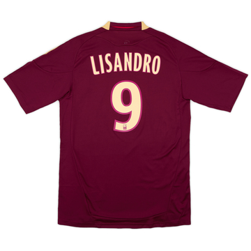Maillot extérieur Lyon 2010-11 Lisandro #9 (M)