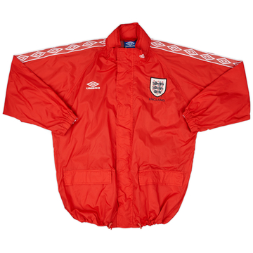 1998-00 England Umbro Veste de pluie à capuche - État 9/10 - (M)