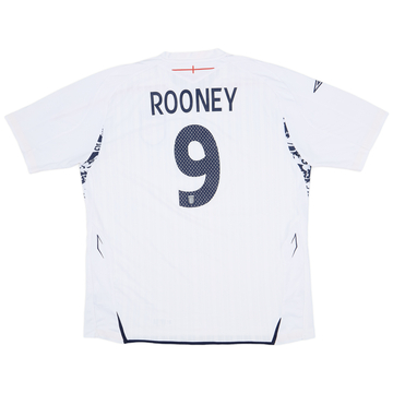 2007-09 Maillot domicile Angleterre Rooney #9 - 7/10 - (XXL)