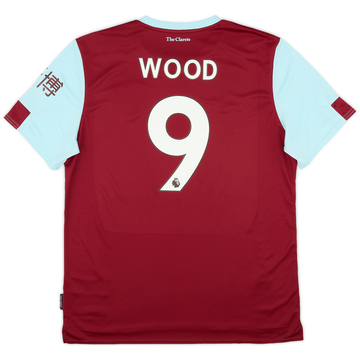 2019-20 Burnley Maillot Domicile Wood #9 (XL)