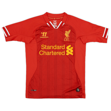 2013-14 Liverpool Maillot Domicile - 5/10 - (S.Boys)