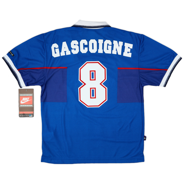 1997-99 Rangers Maillot Domicile Gascoigne #8 (M)