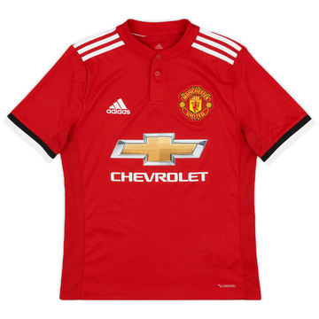 2017-18 Manchester United Maillot domicile - 8/10 - (L.Boys)
