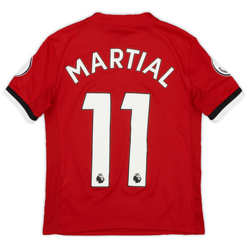 2017-18 Manchester United Maillot domicile Martial #11 - 9/10 - (S.Boys)