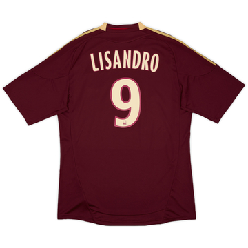 Maillot extérieur 2010-11 Lyon Lisandro #9 (XL)