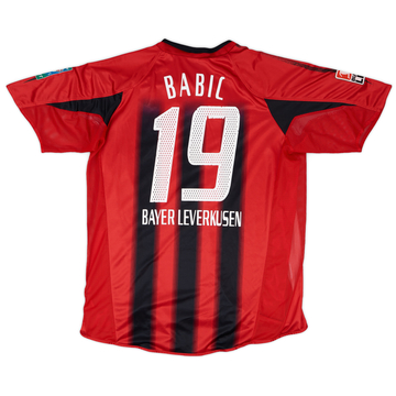 Maillot de match domicile 2004-05 Bayer Leverkusen Babic #19