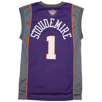 2006-10 Phoenix Suns Stoudemire #1 adidas Swingman Maillot extérieur - 7/10 - (S)