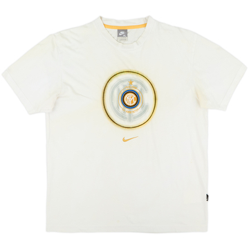 2008-09 Inter Milan Nike T-shirt en coton - 5/10 - (XL)