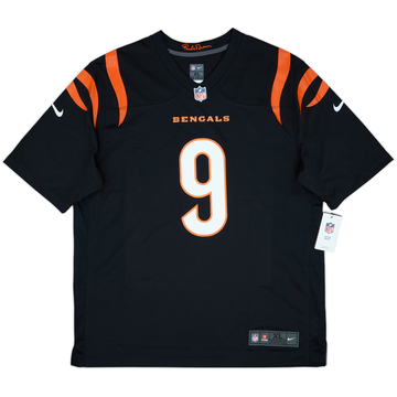 2021-25 Cincinnati Bengals Burrow #9 Maillot Nike Game Domicile (XL)