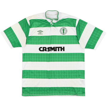 1987-89 Celtic Maillot Domicile Centenaire - 6/10 - (M)