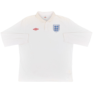2009-10 England Maillot Domicile ML - 5/10 - (XXL)
