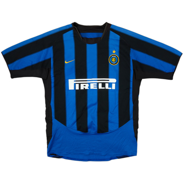 2003-04 Inter Milan Maillot Domicile - 5/10 - (L)