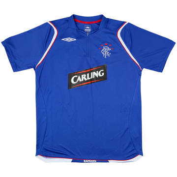 2006-07 Rangers Umbro Maillot d'entraînement 1/4 zip - 9/10 - (L)