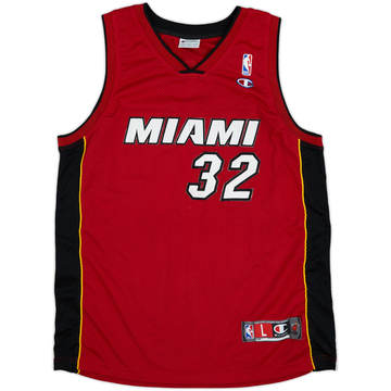 2004-07 Miami Heat O'Neal #32 Champion Maillot Authentique Alternatif - 5/10 - (L)