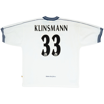 1997-99 Tottenham Maillot Domicile Klinsmann #33 - 8/10 - (XXL)