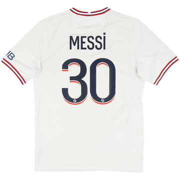 2021-22 Paris Saint-Germain Quatrième Maillot Messi #30 - 6/10 - (M)