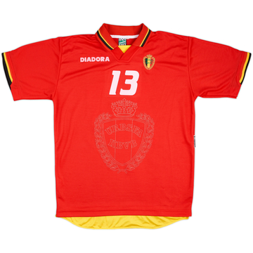 1996-98 Belgium Maillot domicile de match #13