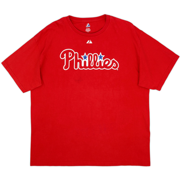 2010 Philadelphia Phillies Oswalt #44 T-shirt Majestic - 6/10 - (XL)