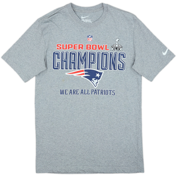 2015 New England Patriots Champions du Super Bowl T-shirt Nike - 7/10 - (M)