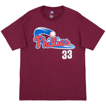 2011 Philadelphia Phillies Lee #33 Majestic T-shirt graphique - 9/10 - (M)