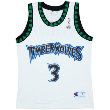 1996-99 Minnesota Timberwolves Marbury #3 Champion Maillot domicile - 9/10 - (S)