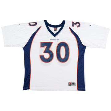 1997-00 Denver Broncos Davis #30 Nike Maillot extérieur (Excellent) XL
