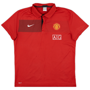 2009-10 Manchester United Nike Polo - 9/10 - (XL)