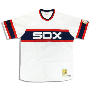 1983 Chicago White Sox Fisk #72 Mitchell & Ness Cooperstown Collection Maillot (Domicile) XXL