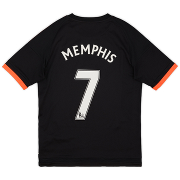 2015-16 Manchester United Maillot Third Memphis #7 - 7/10 - (XL.Boys)