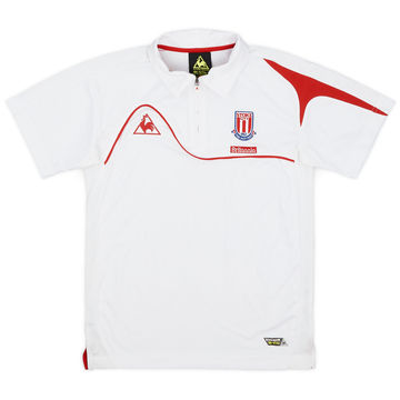2009-10 Stoke City Le Coq Sportif Polo à quart de zip - 7/10 - (L.Boys)
