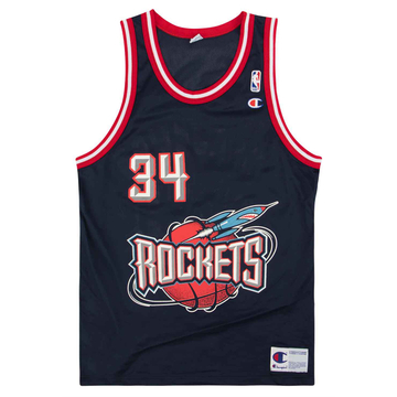 1995-01 Houston Rockets Olajuwon #34 Champion Maillot Extérieur L