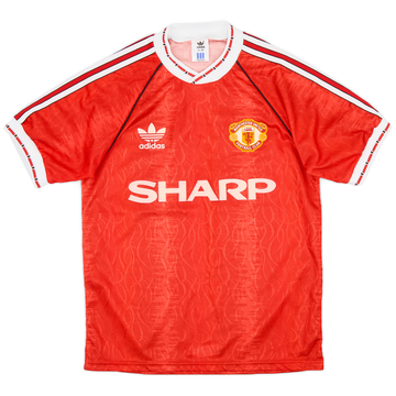 1990-92 Manchester United Maillot domicile - 9/10 - (S)