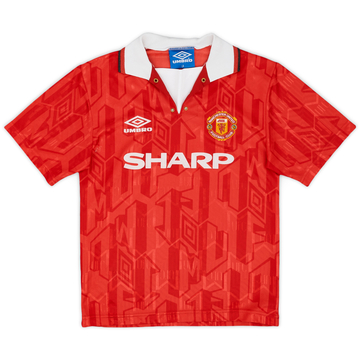 1992-94 Maillot domicile Manchester United - 8/10 - (Garçons L)