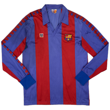 Maillot domicile Barcelona 1984-89 manches longues - 6/10 - (L)