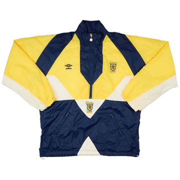 1990-92 Scotland Umbro Veste de survêtement demi-zip - 9/10 - (XL)