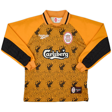1996-97 Liverpool Maillot de gardien - 8/10 - (Garçons M)