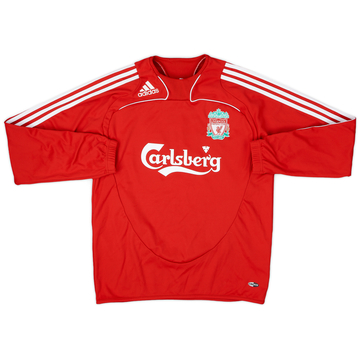 2008-09 Liverpool adidas sweat-shirt - 8/10 - (S)
