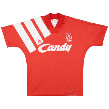 1991-92 Liverpool Maillot domicile - 6/10 - (M/L)