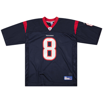2002-04 Houston Texans Carr #8 Reebok On Field Maillot (Domicile) XL